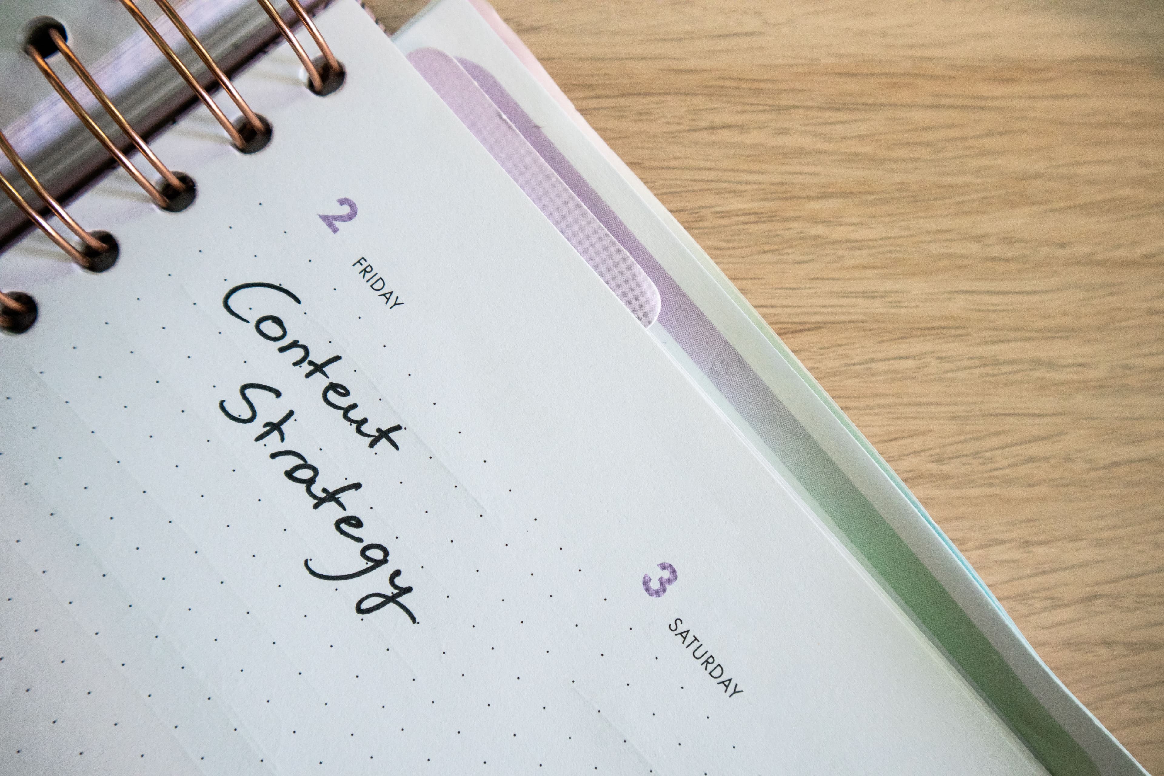 Un calendrier, pas une bonne résolution
